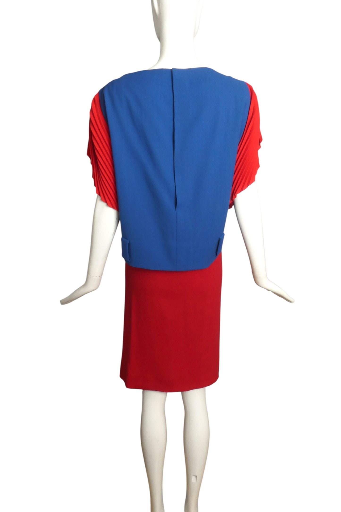 PIERRE CARDIN HAUTE COUTURE- 1985 Fabric Block Skirt Suit, Size-6