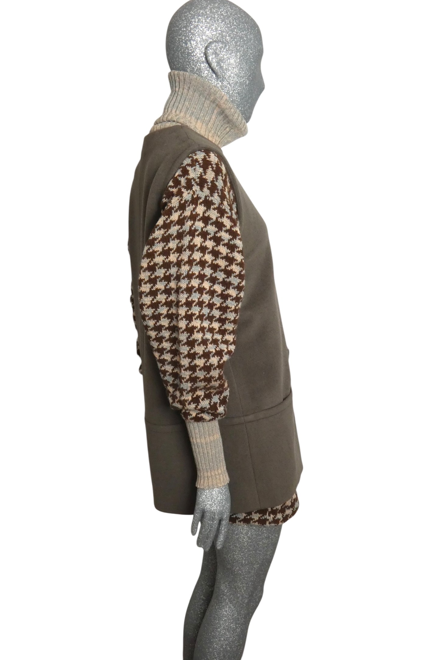 PIERRE CARDIN HERITAGE - 1990s Wool Sweater & Vest Ensemble, Size-4