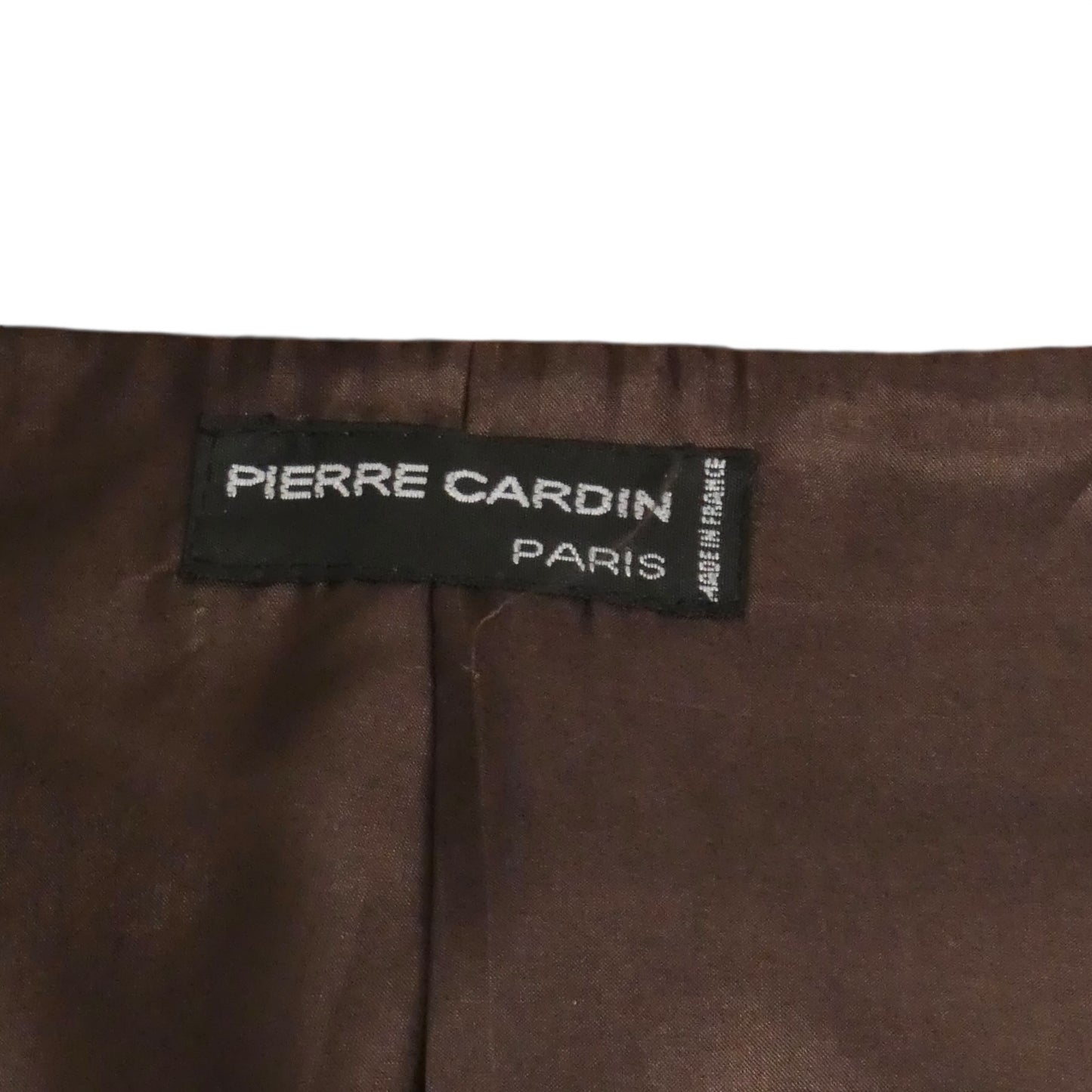 PIERRE CARDIN HAUTE COUTURE- 1989 Wool Tweed and Fur Coat, Size-6