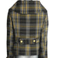 PIERRE CARDIN - 2008 Wool Plaid Coat, Size-4