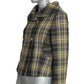PIERRE CARDIN - 2008 Wool Plaid Coat, Size-4