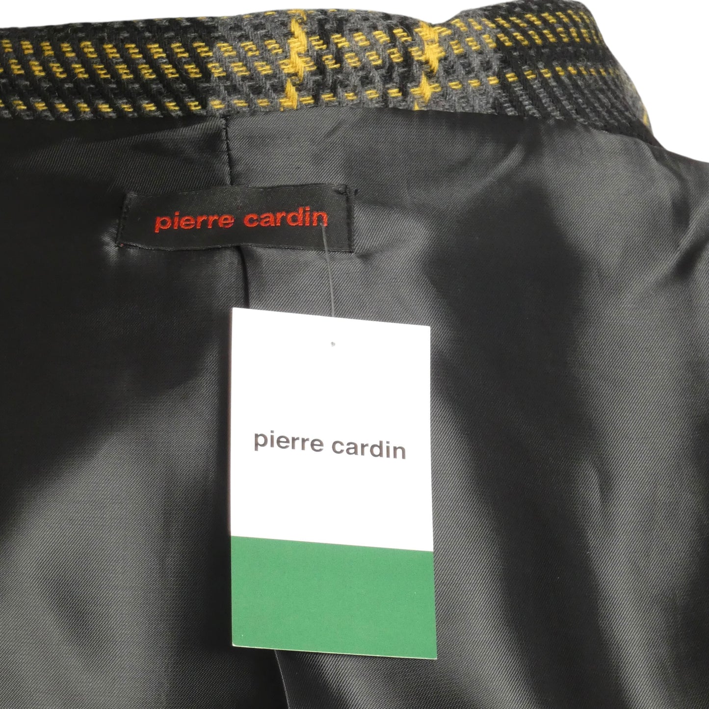 PIERRE CARDIN - 2008 Wool Plaid Coat, Size-4