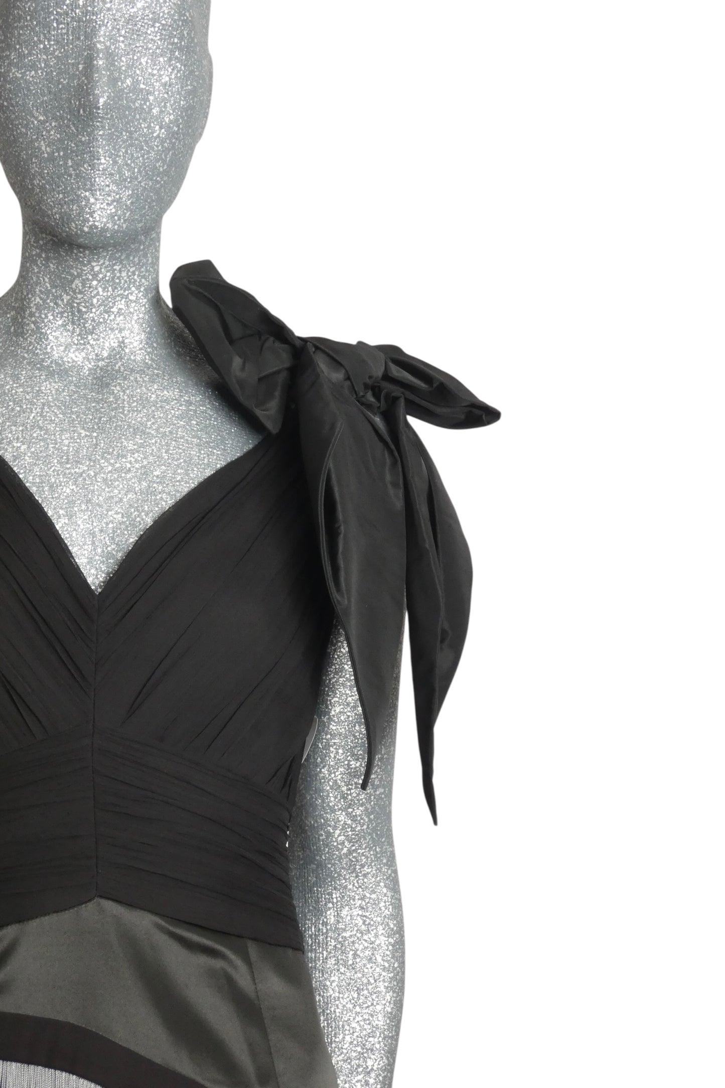 PREEN BY THORNTON BREGAZZI - 2010s Fabric Block Fringe Cocktail Dress, Size 4