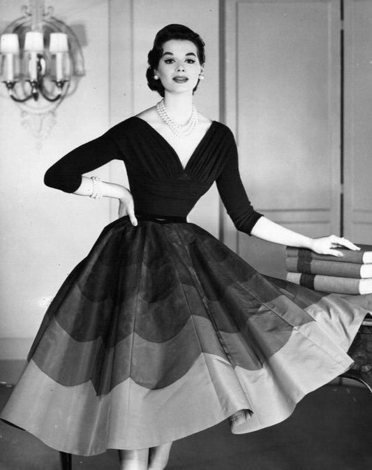 SOPHIE ORIGINAL- 1955 2pc Sweater & Tulle Dress, Size 2