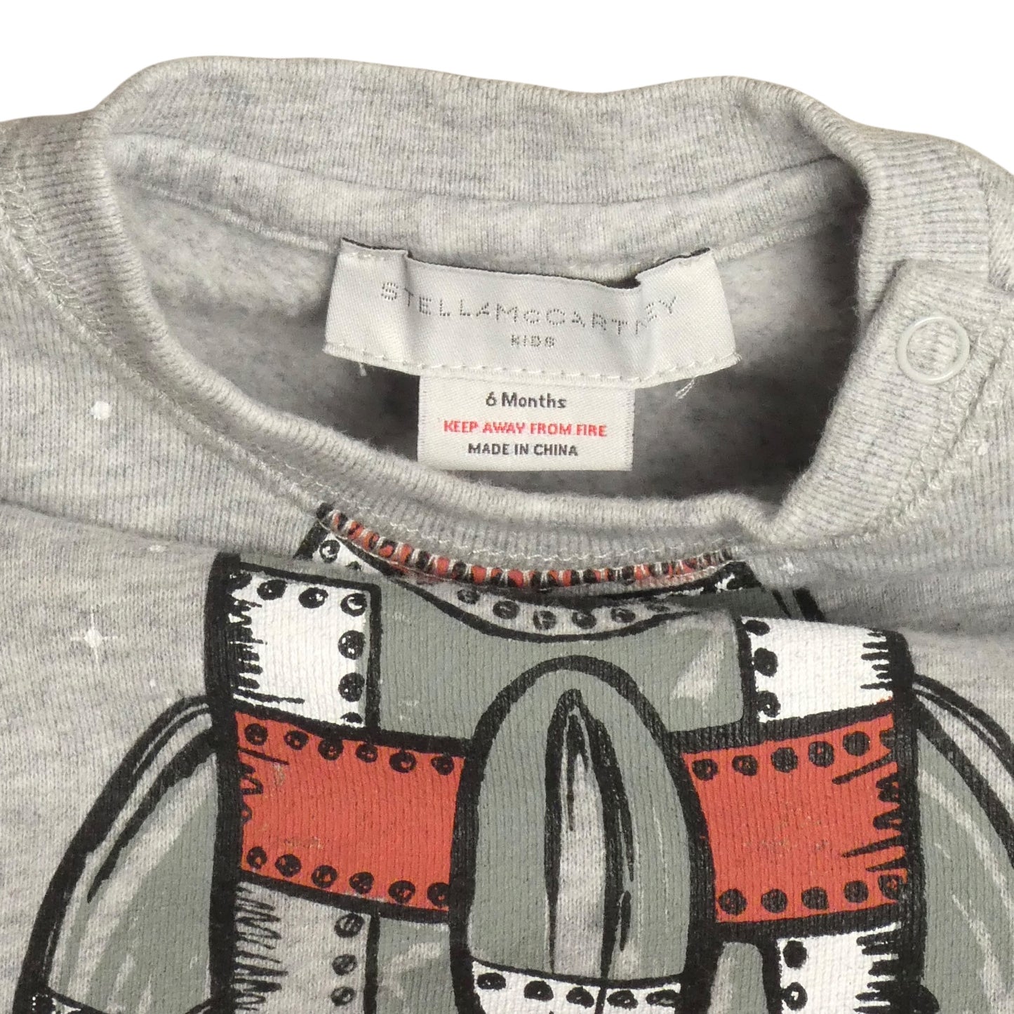 STELLA MCCARTNEY - Graphic Print Sweatshirt, Size-6 mos