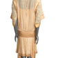 TONY CHASE - 1980s Peach Chiffon & Silk Fringe Ensemble, Size-6