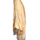 TONY CHASE - 1980s Peach Chiffon & Silk Fringe Ensemble, Size-6