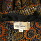 VALENTINO BOUTIQUE - 1981 Floral Silk Ruffle Dress, Size-6