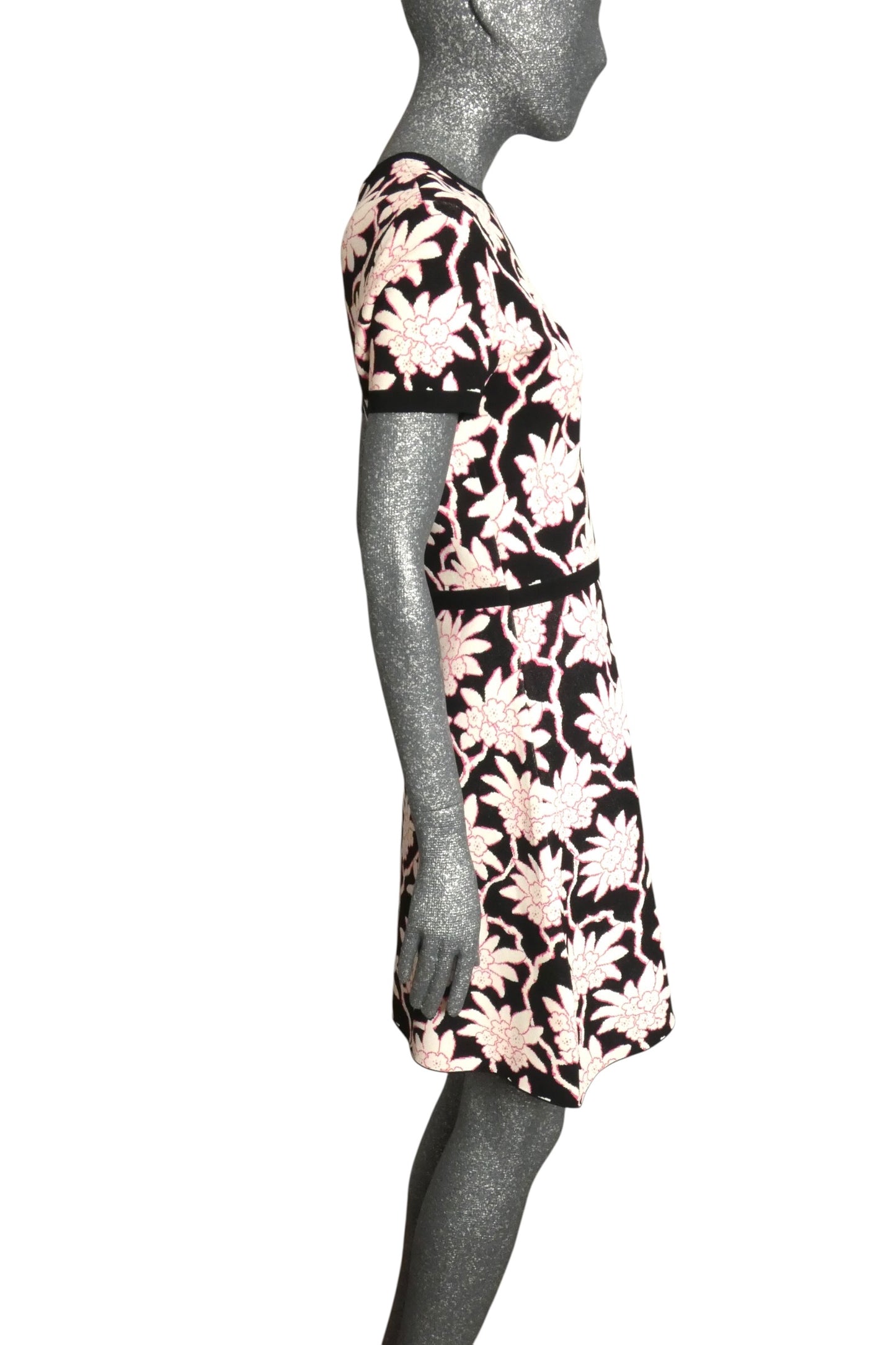 VALENTINO - Floral Knit Dress, Size-Large