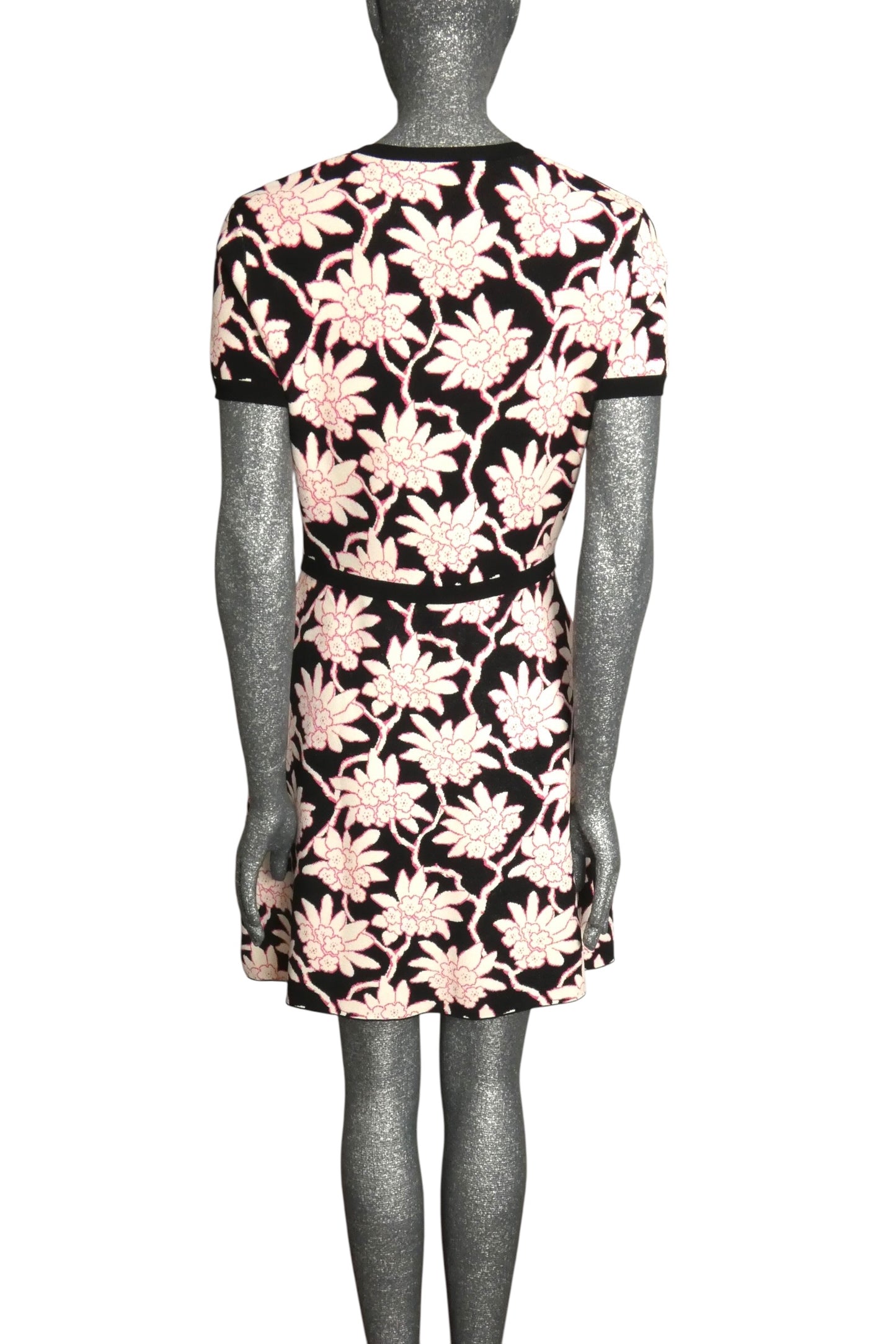 VALENTINO - Floral Knit Dress, Size-Large