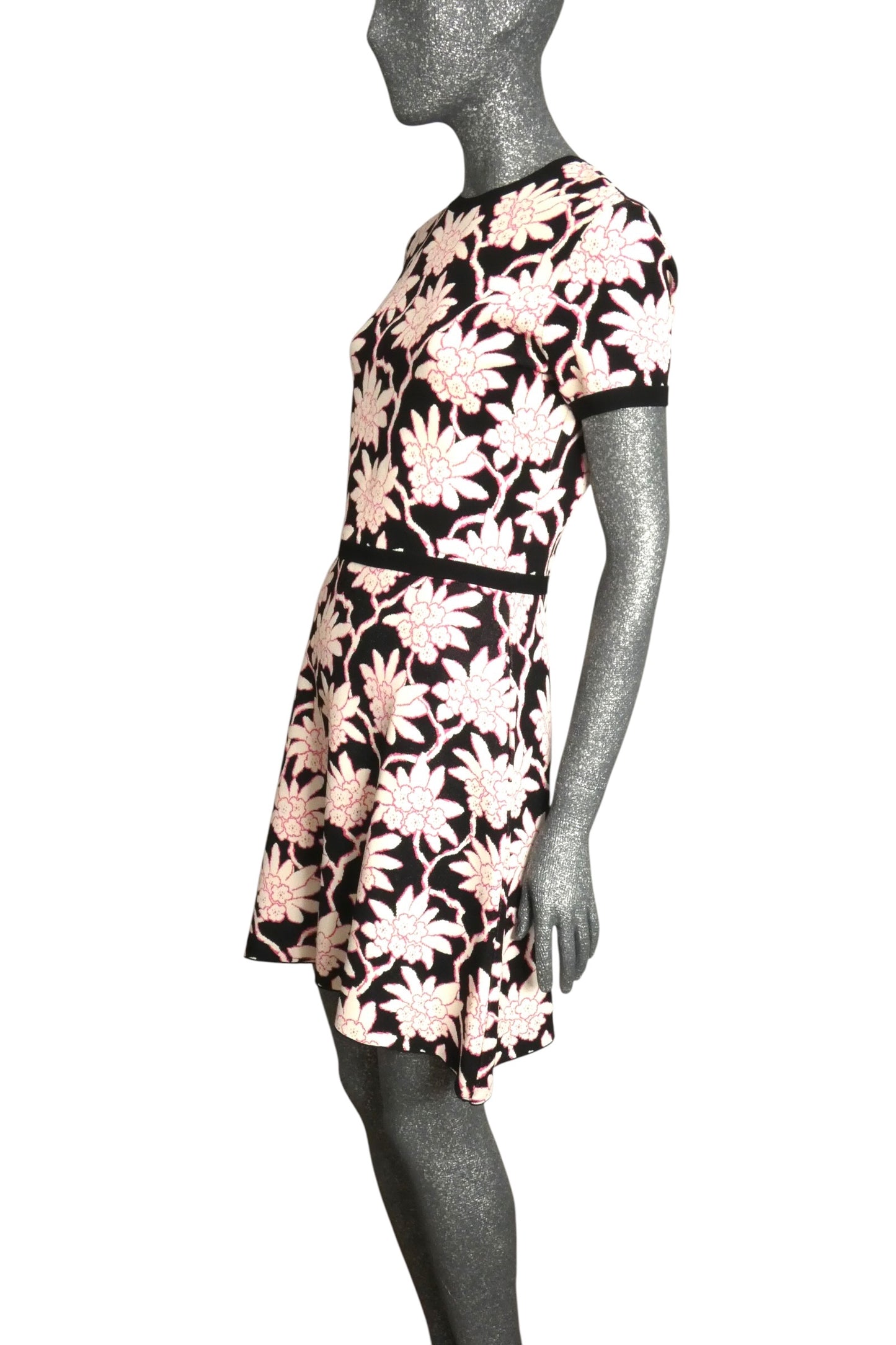 VALENTINO - Floral Knit Dress, Size-Large