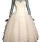 WILL STEINMAN - 1950s White Tulle Cocktail Dress, Size-2