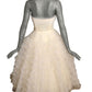 WILL STEINMAN - 1950s White Tulle Cocktail Dress, Size-2