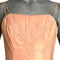 WILL STEINMAN - 1950s Pink Taffeta & Tulle Cocktail Dress, Size-6