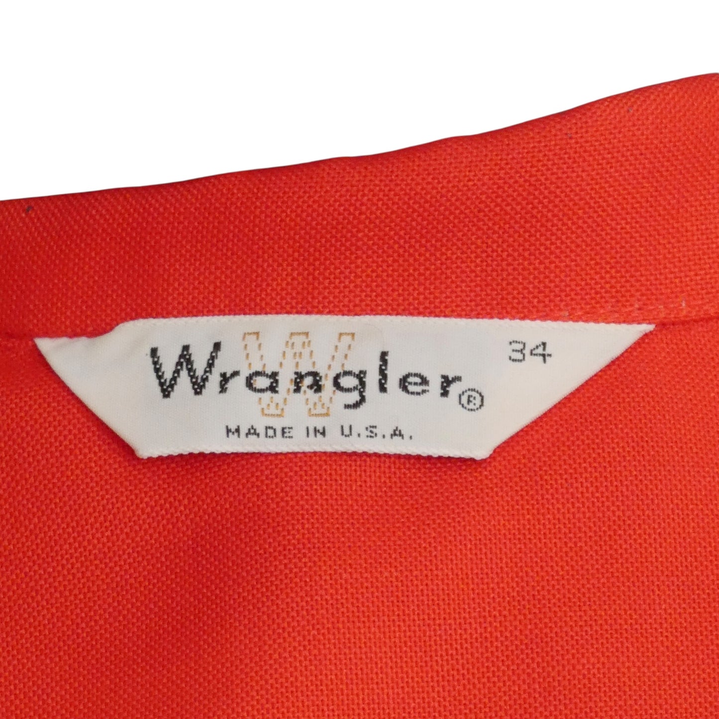 1970s Red Western Shirt, Size-4