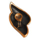 YVES SAINT LAURENT - 1970s Antiqued Copper Earrings