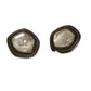 YVES SAINT LAURENT - 1980s Gripoix Button Earrings