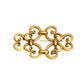 YVES SAINT LAURENT- Gold Tone Metal Brooch