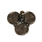 YVES SAINT LAURENT - 1980s Rhinestone Button Earrings