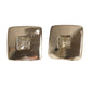 YVES SAINT LAURENT - 1980s Rhinestone Button Earrings