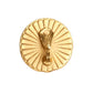 YVES SAINT LAURENT - 1970s Wooden Button Earrings