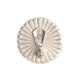 YVES SAINT LAURENT - 1970s Wooden Button Earrings