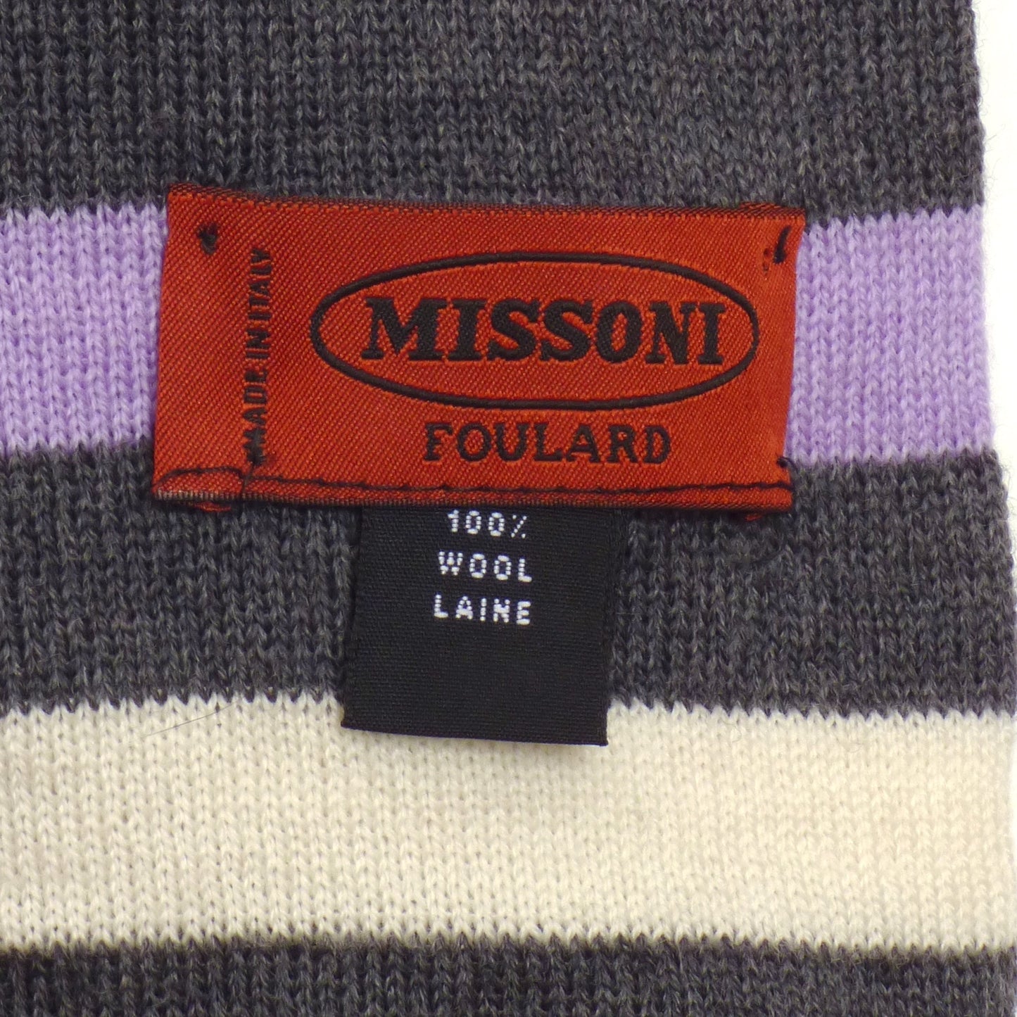 MISSONI- Wool Knit Muffler