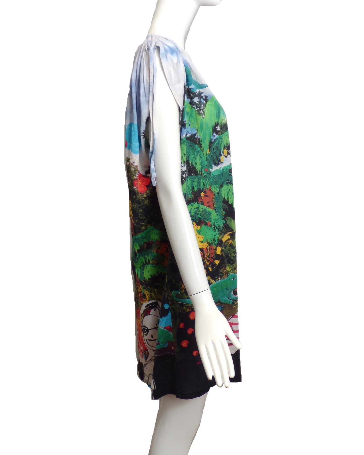 TSUMORI CHISATO- Printed Knit T-Shirt Dress, Size-8
