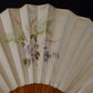 1890s Hand Painted Silk & Wood Fan